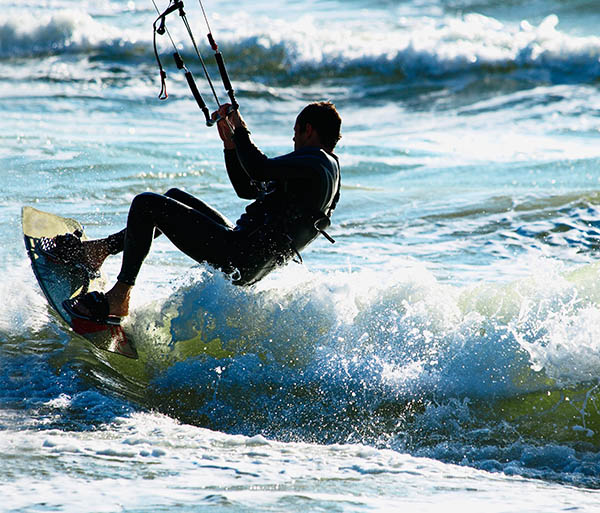 Kitesurfer in Tarifa