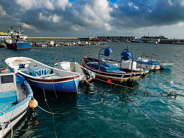 Puerto pesquero de Tarifa